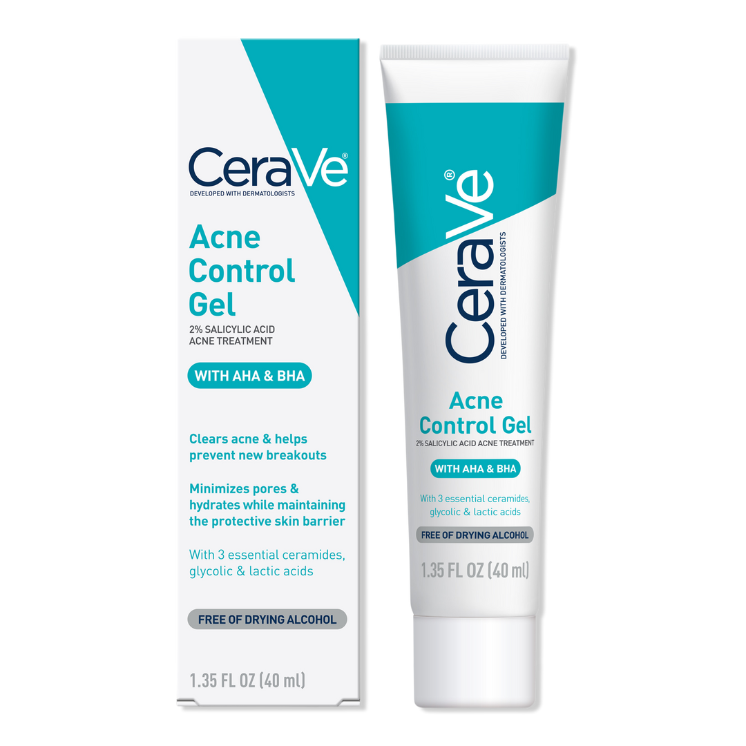 CeraVe   Acne Control Gel Blemish Treatment with AHA &amp; BHA for Acne Prone Skin