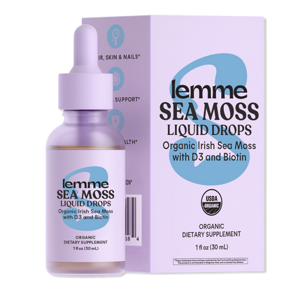 Lemme Sea Moss Irish Sea Moss Beauty Liquid Drops