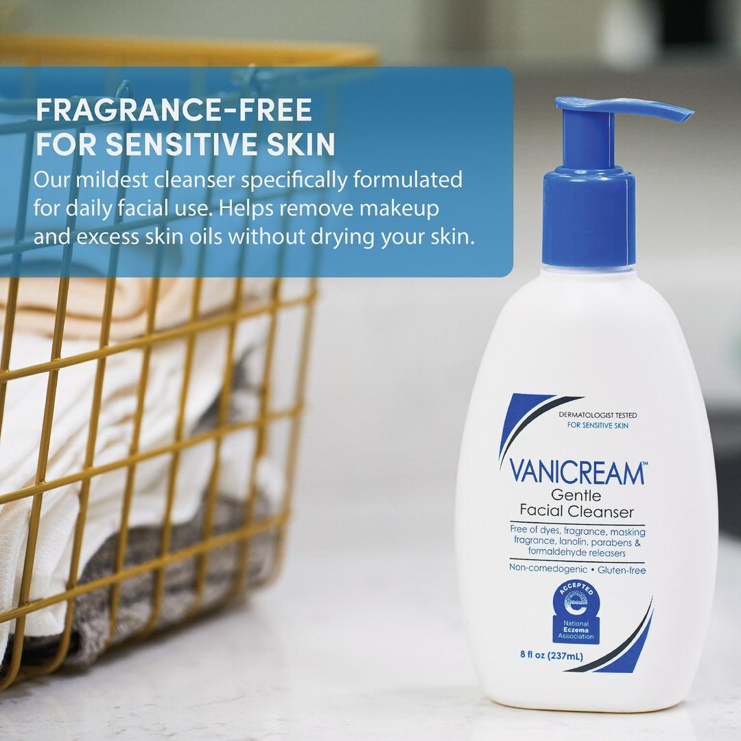 Vanicream Gentle Facial Cleanser for Sensitive Skin