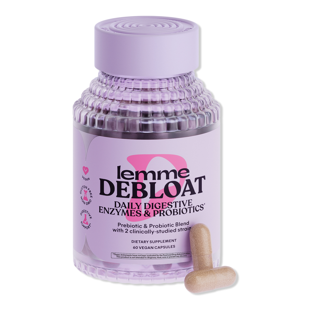 Lemme Debloat Digestive Probiotic &amp; Multi-Enzyme Capsules