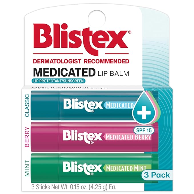 Blistex Medicated Lip Balm 3 Count