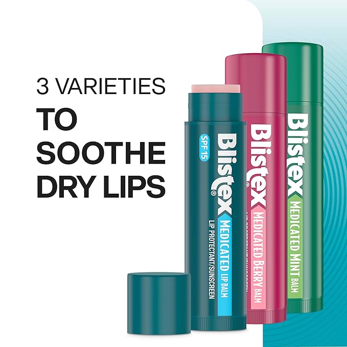Blistex Medicated Lip Balm 3 Count