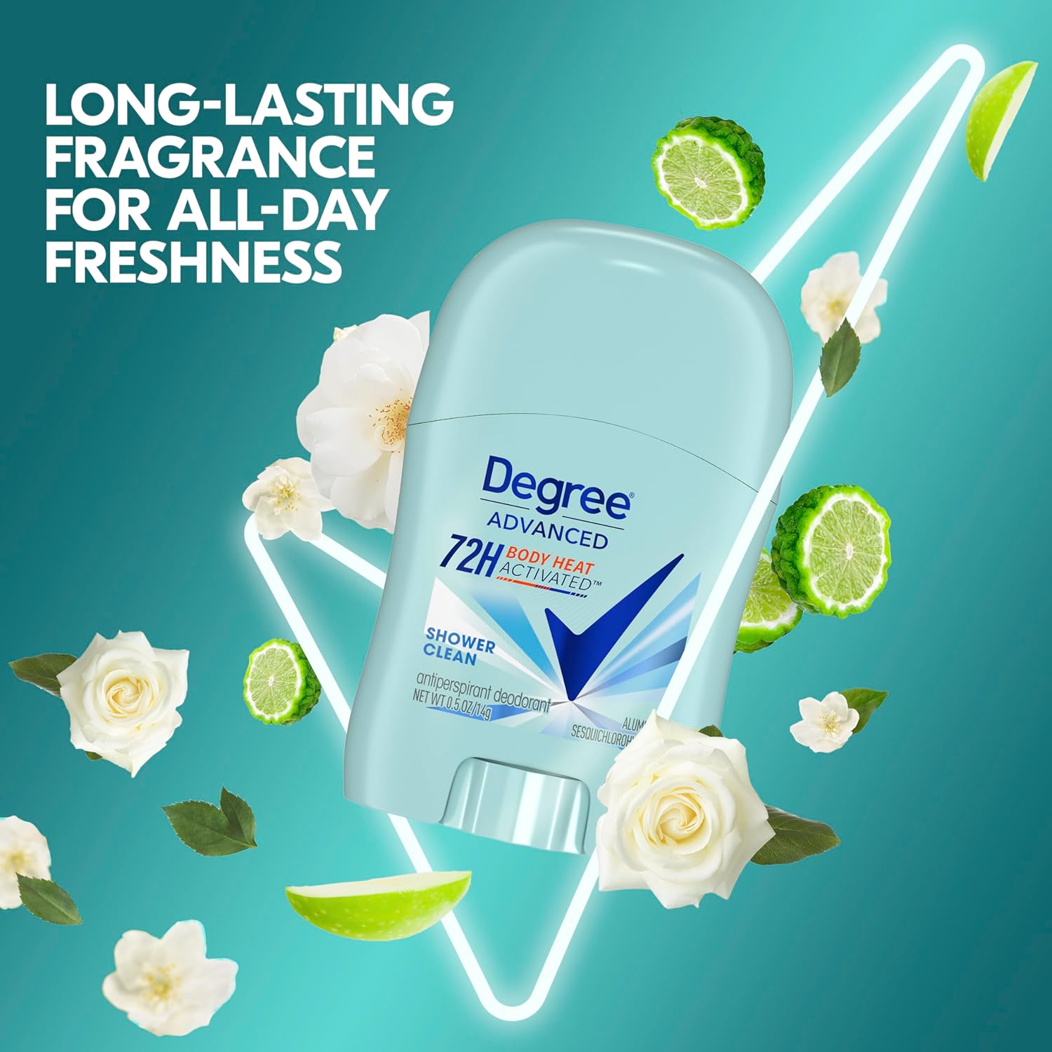 Degree Antiperspirant Deodorant Shower Clean