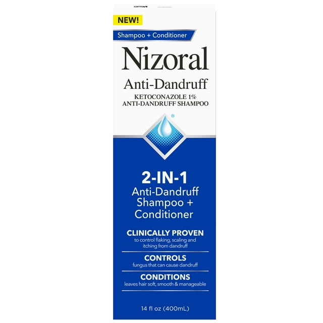 Nizoral 2-IN-1 Anti-Dandruff Shampoo &amp; Conditioner with 1% Ketoconazole