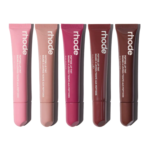 Rhode The Peptide Lip Tints All Five Shades Together