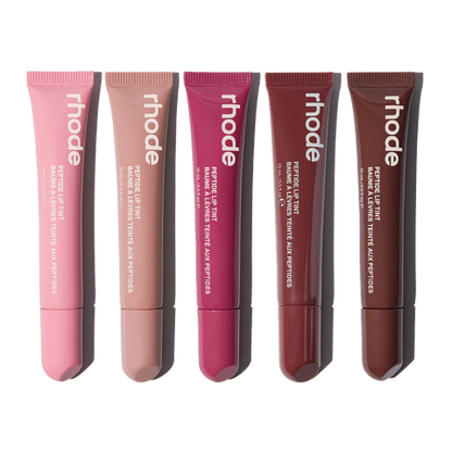 Rhode The Peptide Lip Tints All Five Shades Together