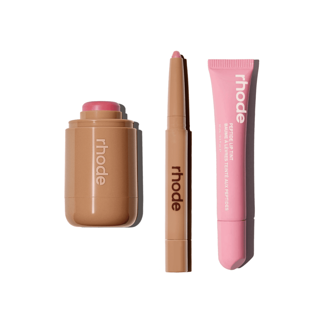 Rhode the pink edit Blush + lip trio